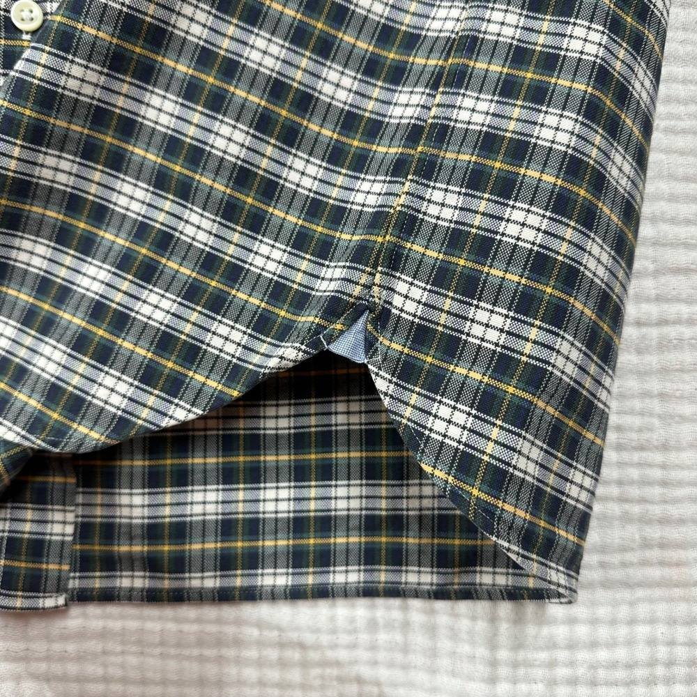 Polo Ralph Lauren Custom Fit Shirt L Green Plaid Pony Logo Long Sleeve Button - Picture 4 of 9
